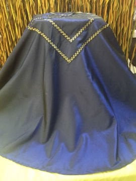 Tafta Yuvarlak Masa Örtüsü