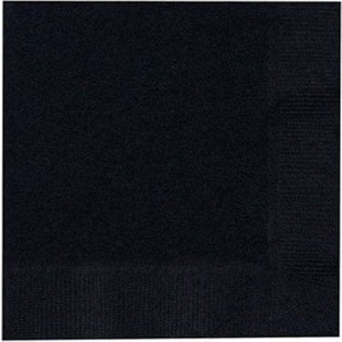 Siyah Peçete 16 Adet