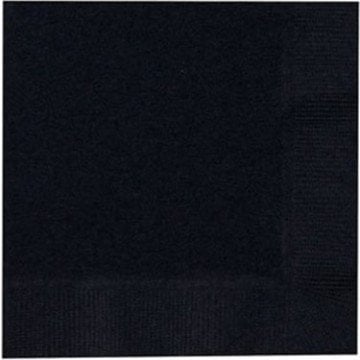 Siyah Peçete 16 Adet