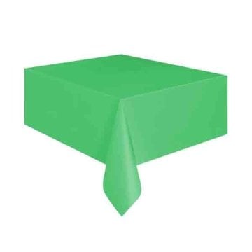 Yeşil Plastik Masa Örtüsü