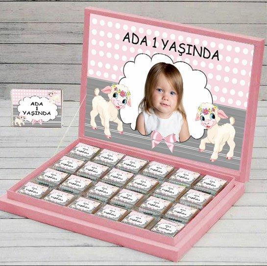 Kuzu 2 Temalı Kişiye Özel Çikolata