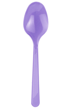 Lila Plastik Kaşık 25 Adet