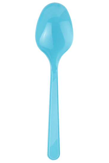 Mavi Plastik Kaşık 25 Adet