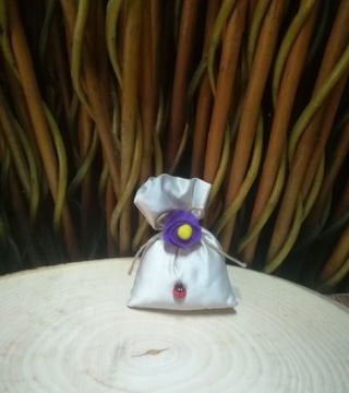 Saten Kumaştan Lavanta Kesesi 1 Adet