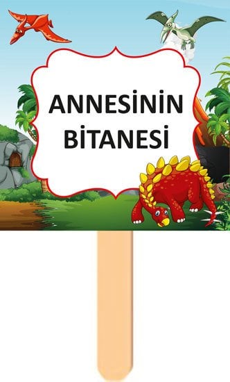 Dinazor Temalı Konuşma Balonu 3