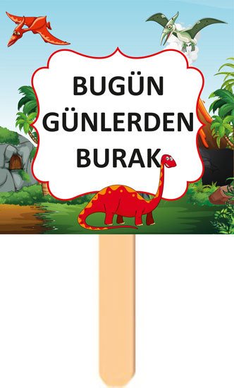 Dinazor Temalı Konuşma Balonu 4