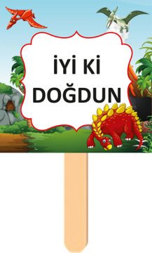 Dinazor Temalı Konuşma Balonu 8
