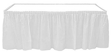 Beyaz Plastik Masa Eteği