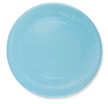 Mavi Karton Tabak 8 Adet