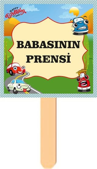 Vos Vos Temalı Kişiye Özel Konuşma Balonu 2