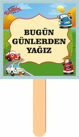 Vos Vos Temalı Kişiye Özel Konuşma Balonu 5