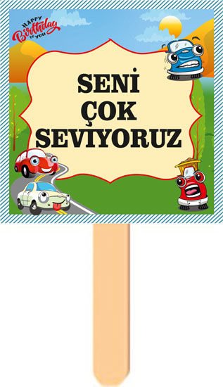 Vos Vos Temalı Kişiye Özel Konuşma Balonu 10