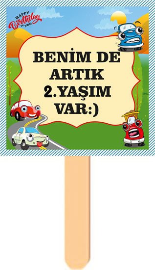 Vos Vos Temalı Kişiye Özel Konuşma Balonu 14