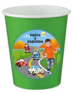 Vos Vos Temalı Kişiye Özel Bardak 1   6 Adet