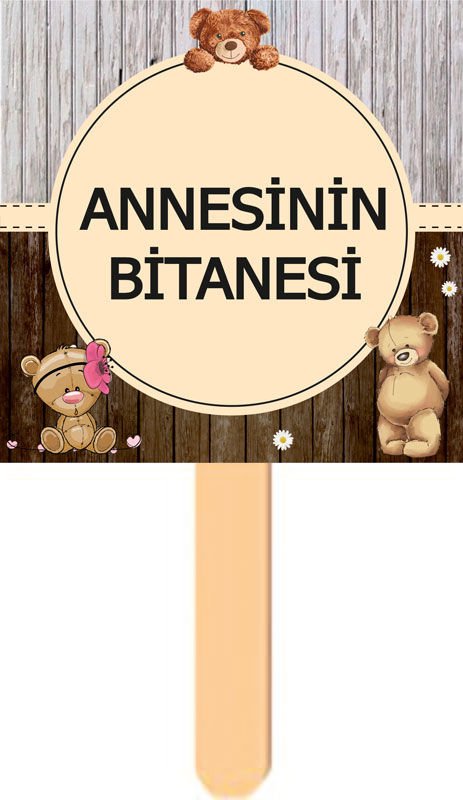 Ayıcık 2 Temalı Kişiye Özel Konuşma Balonu 7