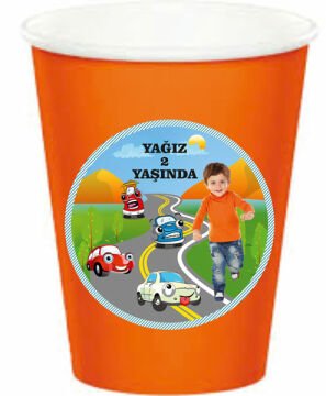 Vos Vos Temalı Kişiye Özel Bardak 3  6 Adet