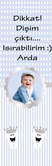 Diş Buğdayı Erkek Kişiye Özel Kitap Ayracı 6 Adet