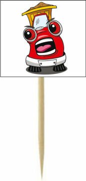 Vos Vos Temalı Küçük Kürdan 5  12 Adet