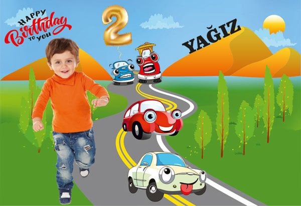 Vos Vos Temalı Kişiye Özel Magnet 10 Adet