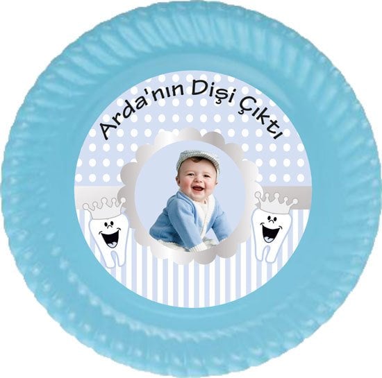 Diş Buğdayı Erkek Kişiye Özel Tabak 6 Adet