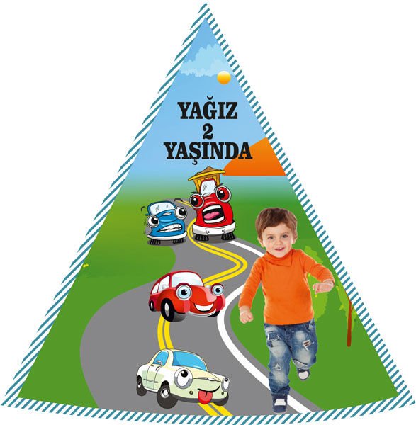 Vos Vos Temalı Kişiye Özel Şapka 6 Adet