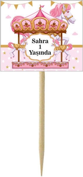 Atlı Karınca Temalı Kişiye Özel Küçük Kürdan 12 Adet