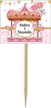 Atlı Karınca Temalı Kişiye Özel Küçük Kürdan 12 Adet