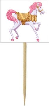 Atlı Karınca Temalı Kişiye Özel Küçük Kürdan 12 Adet