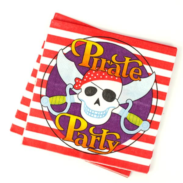 Korsan Temalı Peçete 16 Adet