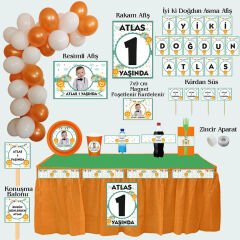 Aslan Temalı Doğum Günü Seti 10 Kişilik