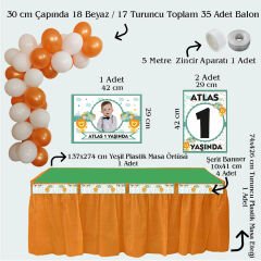 Aslan Temalı Doğum Günü Seti 10 Kişilik