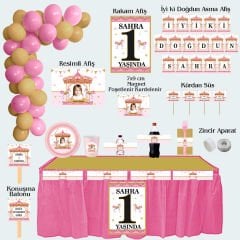 Atlı Karınca Temalı Doğum Günü Seti 10 Kişilik