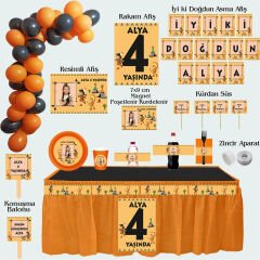 Kızılderili Temalı Doğum Günü Seti 10 Kişilik