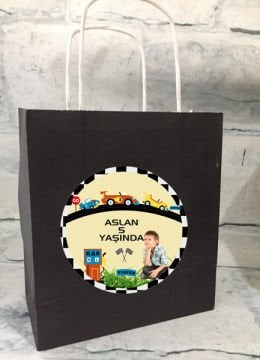 Ralli Yarışı Temalı Kişiye Özel Hediyelik Çanta 6 Adet