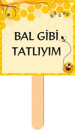 Arı Temalı Konuşma Balonu 1
