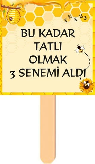 Arı Temalı Konuşma Balonu 2