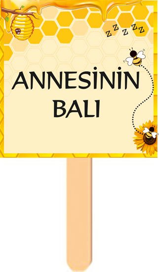 Arı Temalı Konuşma Balonu 5
