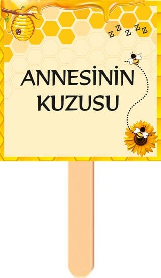 Arı Temalı Konuşma Balonu 10