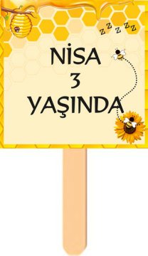 Arı Temalı Konuşma Balonu 16