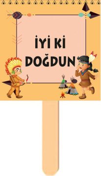 Kızılderili Temalı Konuşma Balonu 7